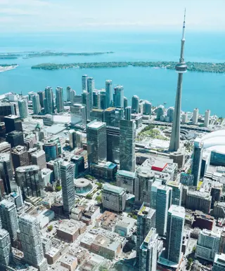 Fühl dich wie ein Vogel am Edge-Wald des CN Towers